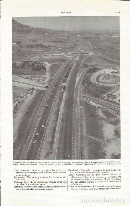 Otros Art&iacute;culos de Coleccionismo en Papel: LAMINA ESPASA 37374: Nucleo de peaje de una autopista - Varios