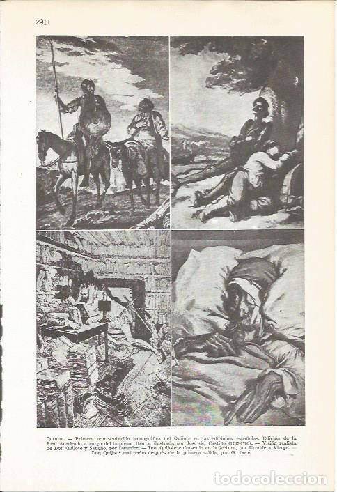 Otros art&iacute;culos de coleccionismo en papel: LAMINA 51515: Ilustraciones para el Quijote - VVAA