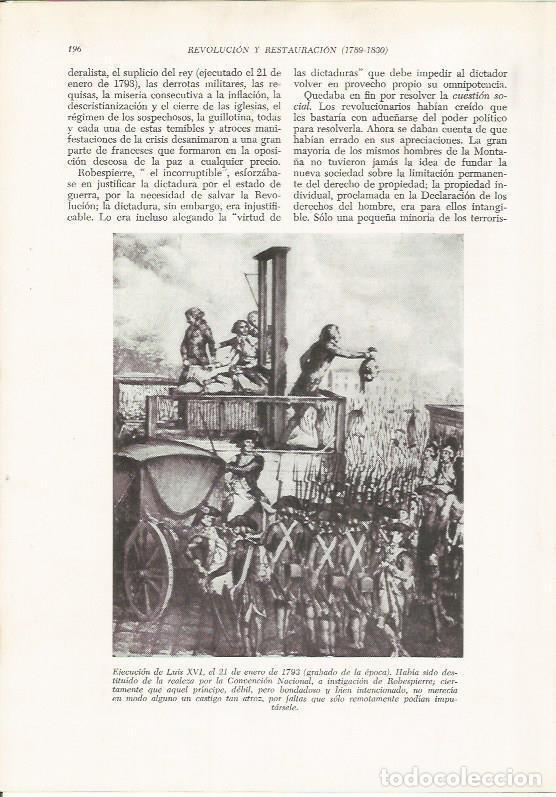 Otros art&iacute;culos de coleccionismo en papel: LAMINA 26107: Ejecucion de Luis XVI - VVAA