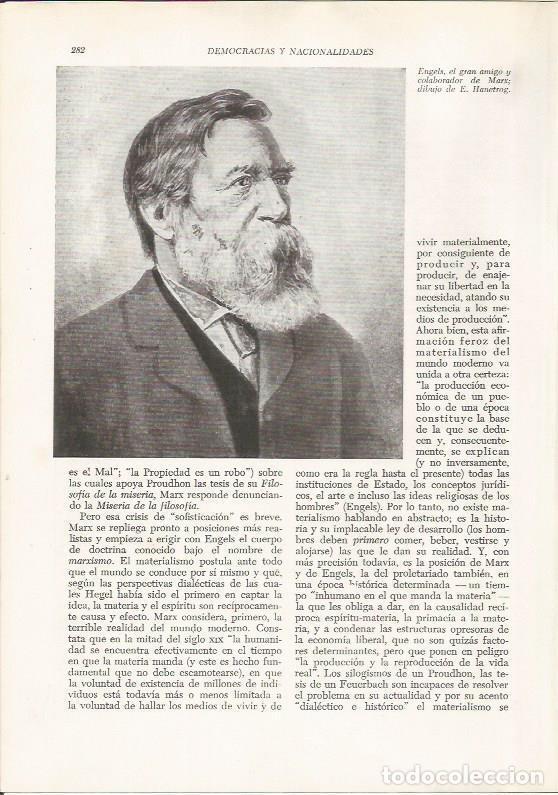 Otros art&iacute;culos de coleccionismo en papel: LAMINA 26145: Engels - VVAA