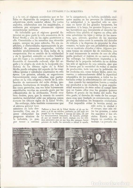 Otros art&iacute;culos de coleccionismo en papel: LAMINA 25894: Talleres de final de la Edad Media - VVAA