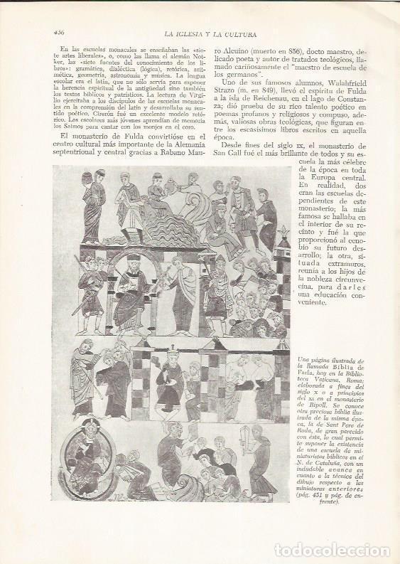 Otros art&iacute;culos de coleccionismo en papel: LAMINA HISTORIA 26311: Pagina de la Biblia de Farfa - VVAA