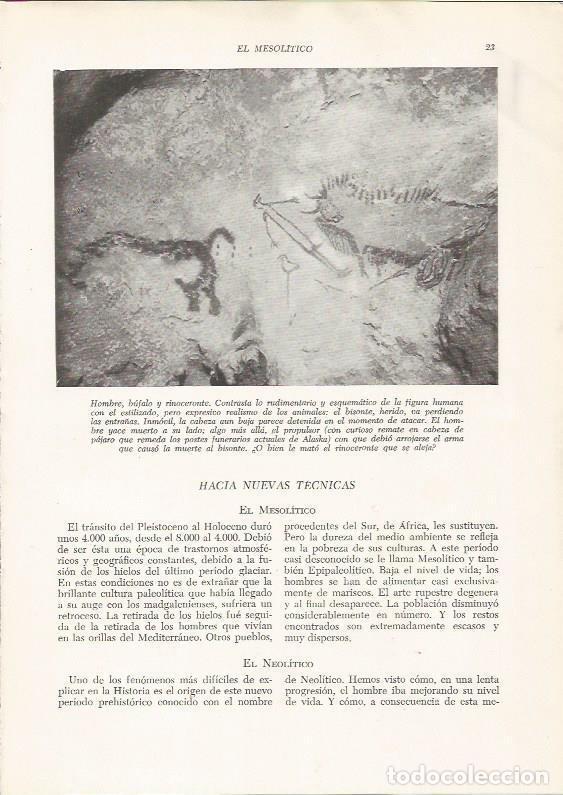 Otros art&iacute;culos de coleccionismo en papel: LAMINA HISTORIA 26140: Pintura rupestre de Alaska - VVAA