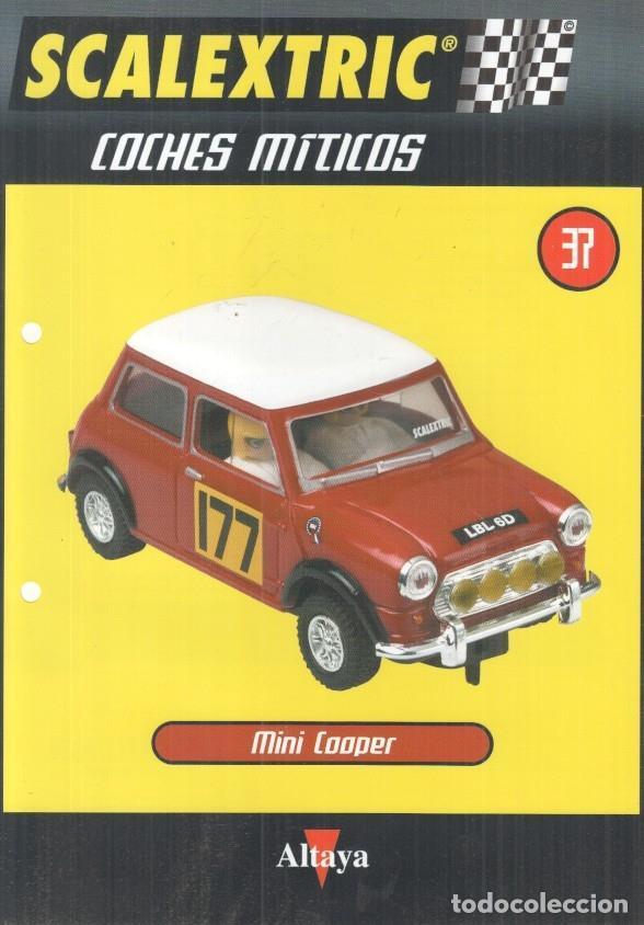 Otros art&iacute;culos de coleccionismo en papel: Lamina numerada 37: Scalextric Coches Miticos (Altaya) - Varios