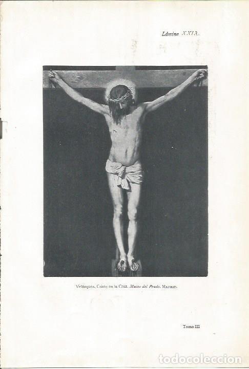 Otros art&iacute;culos de coleccionismo en papel: LAMINA 26935: Cristo en la cruz, por Velazquez - J. Pijoan