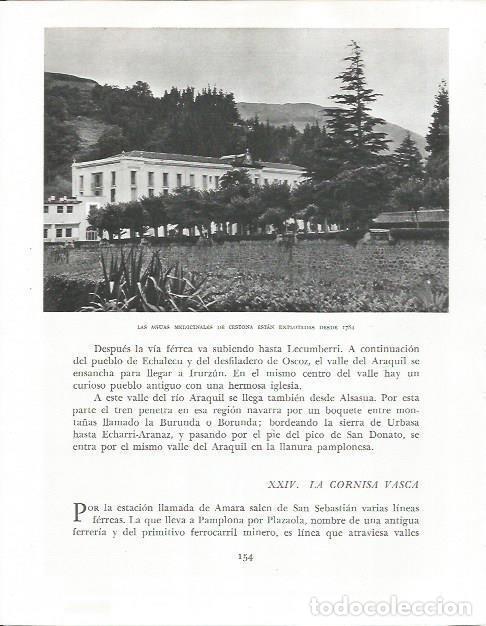 Otros art&iacute;culos de coleccionismo en papel: LAMINA 26552: Balneario de Cestona - Pio Baroja