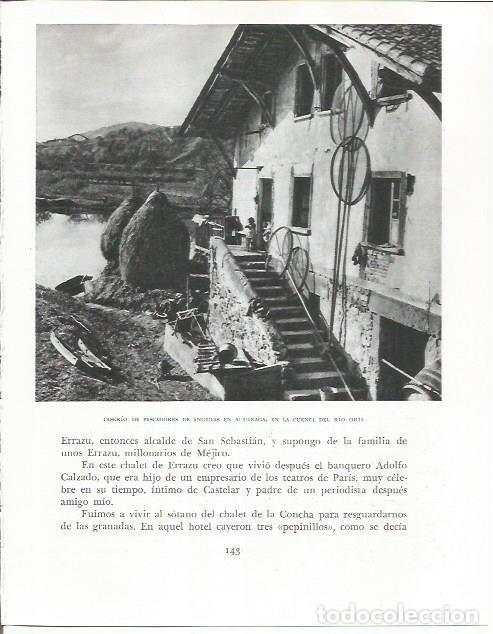 Otros art&iacute;culos de coleccionismo en papel: LAMINA 26547: Caserio de pescadores en Aguinaga - Pio Baroja