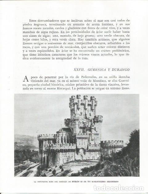 Otros art&iacute;culos de coleccionismo en papel: LAMINA 26570: Castillo de Butron - Pio Baroja