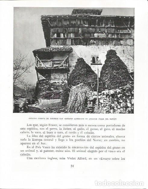 Otros art&iacute;culos de coleccionismo en papel: LAMINA 26493: Caserio en Arrayoz - Pio Baroja