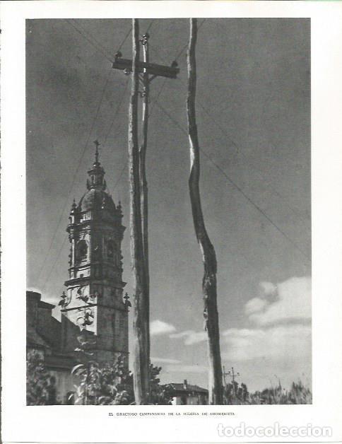 Otros art&iacute;culos de coleccionismo en papel: LAMINA 26560: Campanario de la iglesia de Amorebieta - Pio Baroja