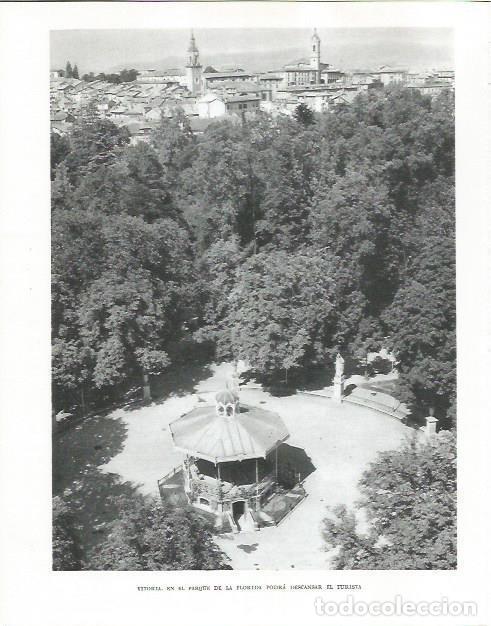 Otros art&iacute;culos de coleccionismo en papel: LAMINA 26506: Parque de la Florida en Vitoria - Pio Baroja