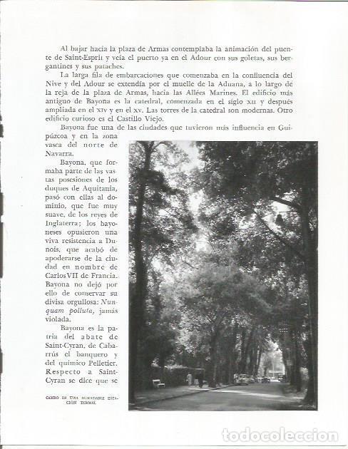Otros art&iacute;culos de coleccionismo en papel: LAMINA 26678: Vista de Cambo - Pio Baroja