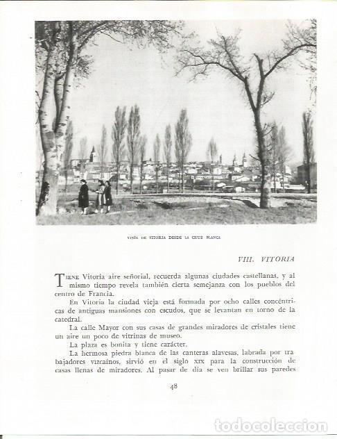 Otros art&iacute;culos de coleccionismo en papel: LAMINA 26499: Vista de Vitoria desde la Cruz Blanca - Pio Baroja