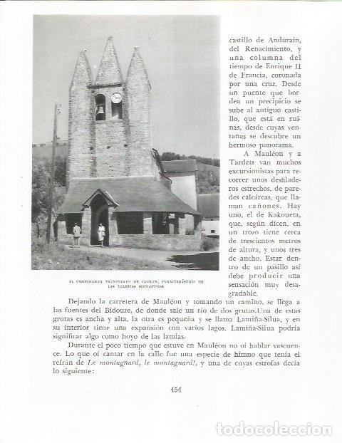 Otros art&iacute;culos de coleccionismo en papel: LAMINA 26692: Campanario de Gotein - Pio Baroja