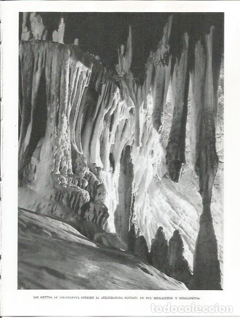 Otros art&iacute;culos de coleccionismo en papel: LAMINA 26687: Grutas de Oxocelhaya - Pio Baroja