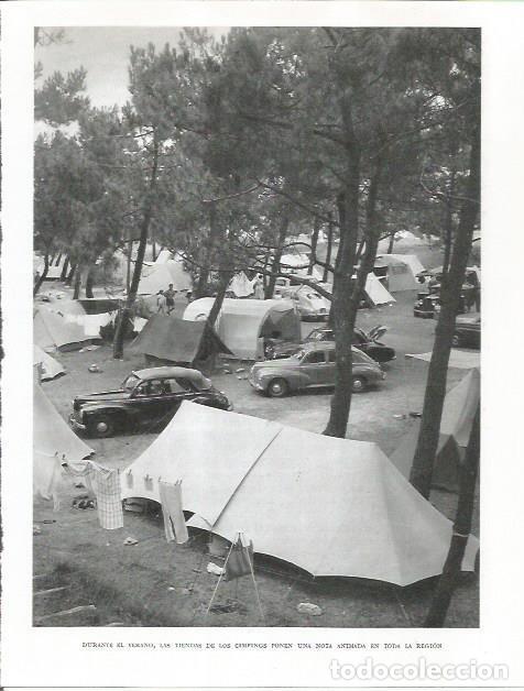 Sammelleidenschaft Andere Papierartikel: LAMINA 26676: Camping en el Pais Vasco - Pio Baroja
