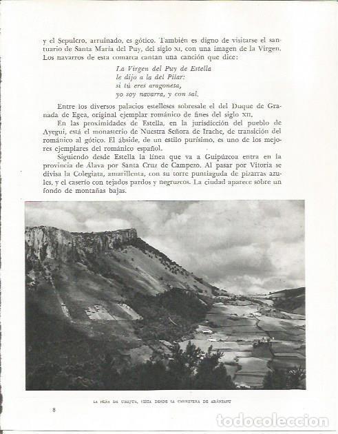 Otros art&iacute;culos de coleccionismo en papel: LAMINA 26522: Pe&ntilde;a de Urejea - Pio Baroja