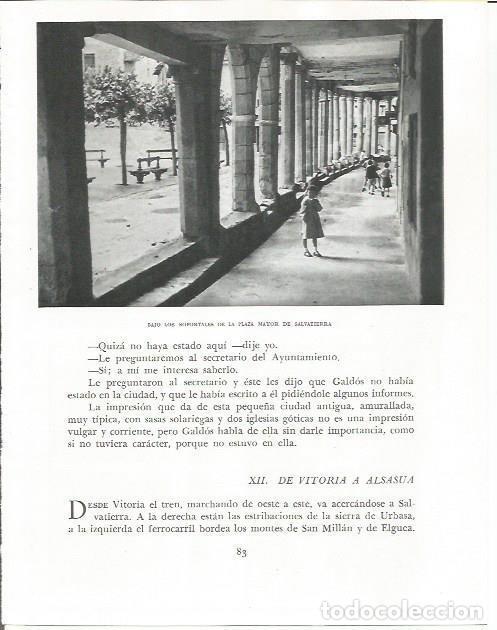 Otros art&iacute;culos de coleccionismo en papel: LAMINA 26517: Plaza Mayor de Salvatierra - Pio Baroja