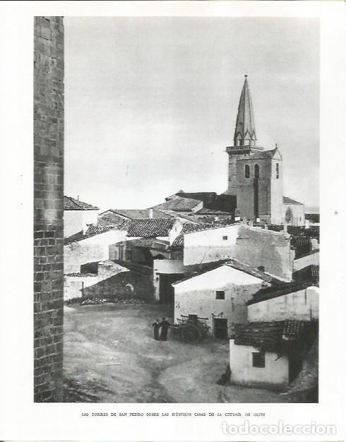 Otros art&iacute;culos de coleccionismo en papel: LAMINA 26633: Torres de San Pedro en Olite - Pio Baroja
