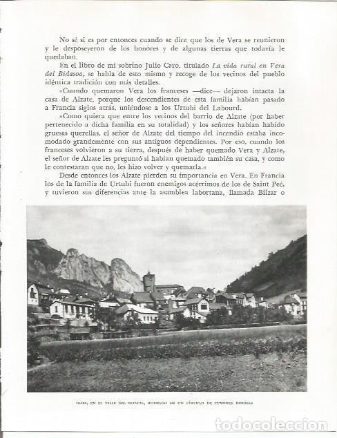 Otros art&iacute;culos de coleccionismo en papel: LAMINA 26620: Vista de Isaba - Pio Baroja