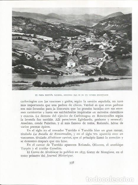 Otros art&iacute;culos de coleccionismo en papel: LAMINA 26649: Vista de Abaurrea - Pio Baroja