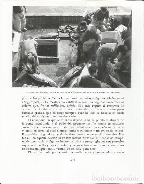 Otros art&iacute;culos de coleccionismo en papel: LAMINA 26662: Puerto de San Juan de la Luz - Pio Baroja