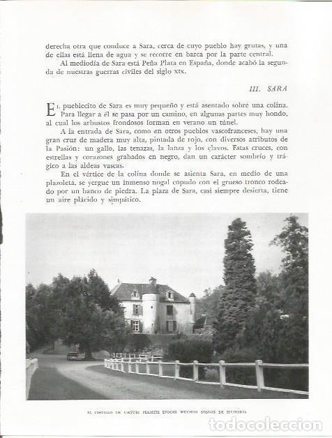 Otros art&iacute;culos de coleccionismo en papel: LAMINA 26657: Castillo de Urtubi - Pio Baroja