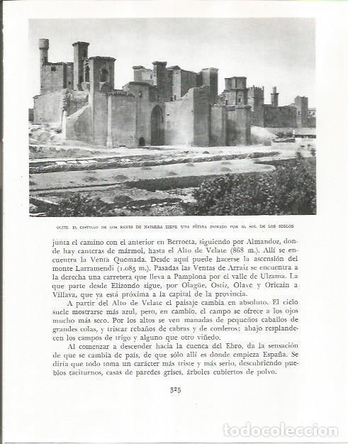 Otros art&iacute;culos de coleccionismo en papel: LAMINA 26634: Castillo de Olite - Pio Baroja