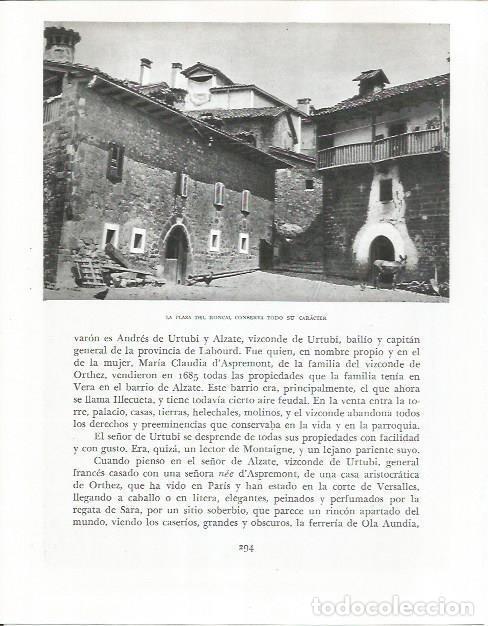 Otros art&iacute;culos de coleccionismo en papel: LAMINA 26618: Plaza del Roncal - Pio Baroja
