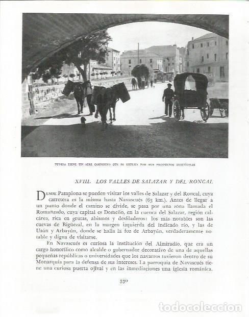 Otros art&iacute;culos de coleccionismo en papel: LAMINA 26636: Plaza en Tudela - Pio Baroja