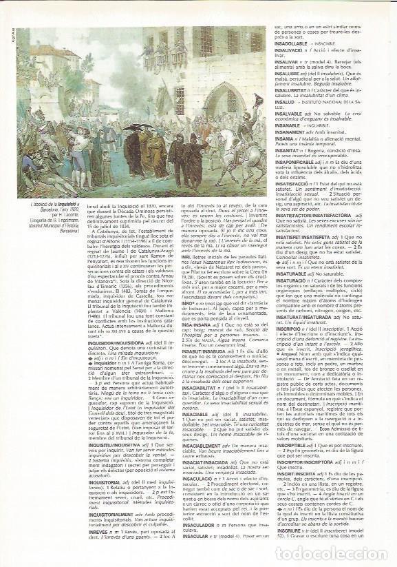 Otros art&iacute;culos de coleccionismo en papel: LAMINA LAROUSSE 70411: La abolicion de la Inquisicion en Barcelona, litografia de G. Engelmann - VVA