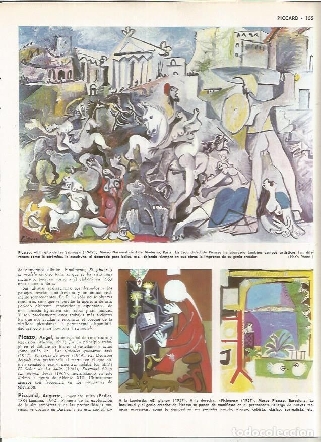 Otros Art&iacute;culos de Coleccionismo en Papel: LAMINA MONITOR 01041: El rapto de las Sabinas, por Picasso - Varios