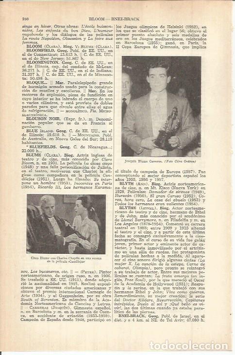 Otros art&iacute;culos de coleccionismo en papel: LAMINA ESPASA 38019: Joaquin Blume Carreras - Varios