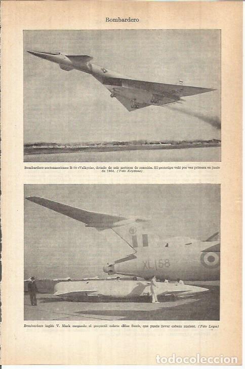 Otros art&iacute;culos de coleccionismo en papel: LAMINA ESPASA 38021: Bombarderos de Estados Unidos e Inglaterra - Varios