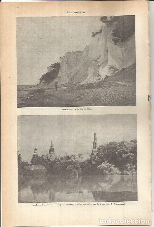 Otros art&iacute;culos de coleccionismo en papel: LAMINA ESPASA 38089: Alcantilados de la isla de Moen - Varios
