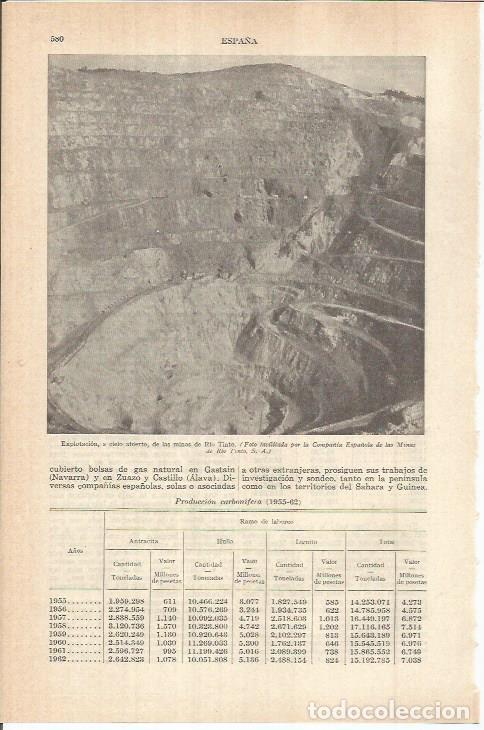 Otros art&iacute;culos de coleccionismo en papel: LAMINA ESPASA 38108: Minas de Rio Tinto, Huelva - Varios