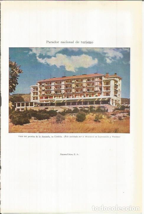 Otros art&iacute;culos de coleccionismo en papel: LAMINA ESPASA 38106: Parador de Arruzafa, Cordoba - Varios
