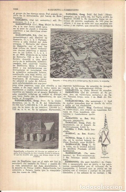 Otros art&iacute;culos de coleccionismo en papel: LAMINA ESPASA 37947: Vista de Samarra, Irak - Varios