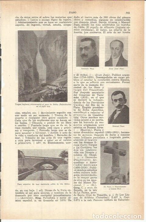 Otros art&iacute;culos de coleccionismo en papel: LAMINA ESPASA 37770: Monumento a Cristo Rey en El Paso - Varios