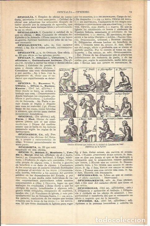 Otros art&iacute;culos de coleccionismo en papel: LAMINA ESPASA 37674: Oficios en Londres en 1647 - Varios