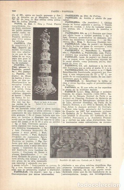 Otros art&iacute;culos de coleccionismo en papel: LAMINA ESPASA 37772: Pasteleria del siglo XVII, grabado - Varios