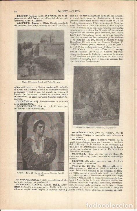 Otros art&iacute;culos de coleccionismo en papel: LAMINA ESPASA 37684: Iglesia del Padre Nuestro en Monte Olivete - Varios