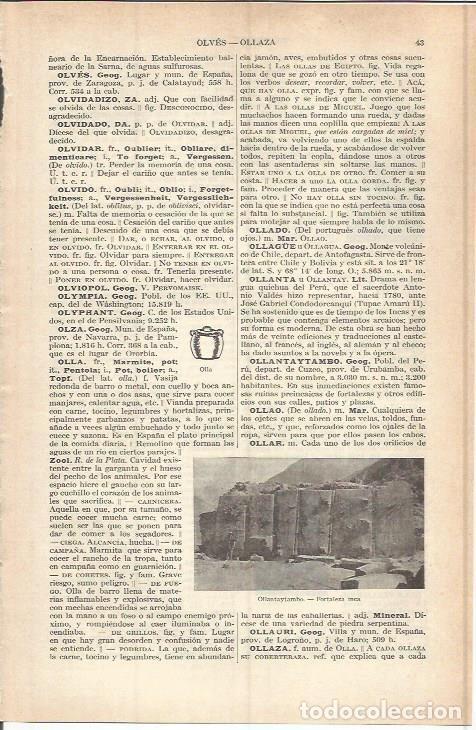Otros art&iacute;culos de coleccionismo en papel: LAMINA ESPASA 37687: Fortaleza inca de Ollataytambo, Peru - Varios