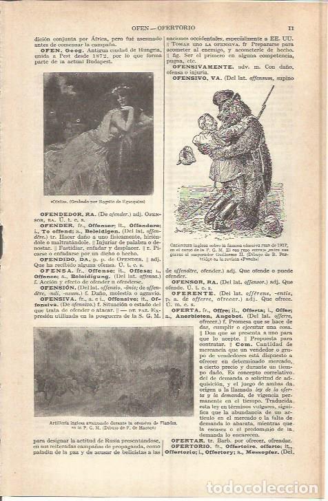 Otros art&iacute;culos de coleccionismo en papel: LAMINA ESPASA 37673: Ofelia. Grabado de Rogelio de Egusquiza - Varios