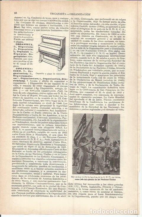 Otros art&iacute;culos de coleccionismo en papel: LAMINA ESPASA 37705: Mac Artur recibe la bandera de la ONU en Corea - Varios