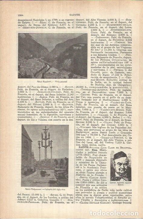 Otros art&iacute;culos de coleccionismo en papel: LAMINA ESPASA 37934: Calvario de Saint Theogonnec, Francia - Varios