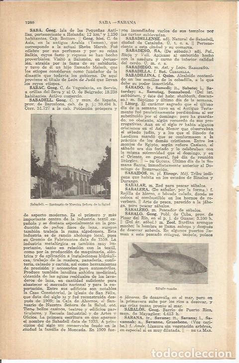 Otros art&iacute;culos de coleccionismo en papel: LAMINA ESPASA 37929: Santuario de la Salut en Sabadell, Barcelona - Varios