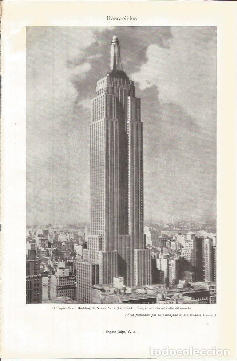 Otros art&iacute;culos de coleccionismo en papel: LAMINA ESPASA 37860: Empire State Building en Nueva York - Varios