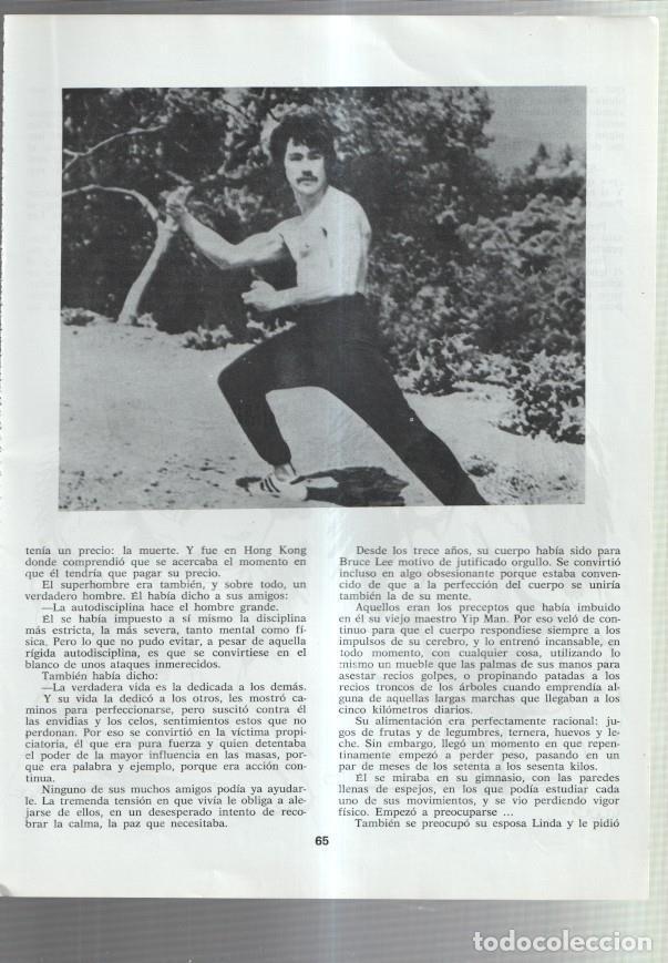 Otros art&iacute;culos de coleccionismo en papel: Lamina Bruce Lee numerada 20 -
