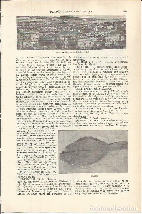 Otros art&iacute;culos de coleccionismo en papel: LAMINA ESPASA 37816: Vista de Plauen, Alemania - Varios